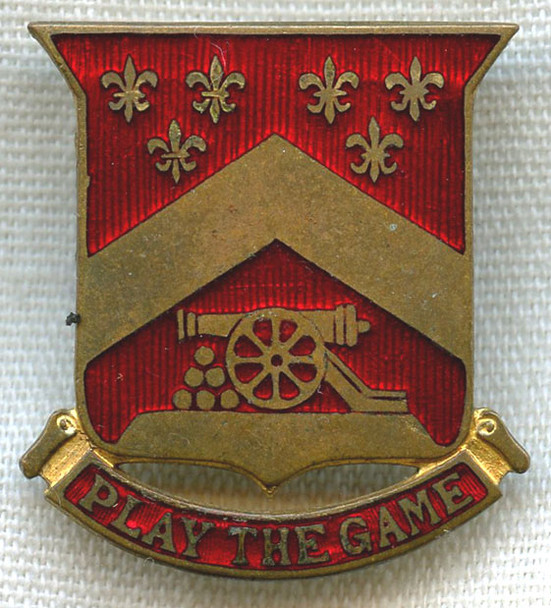 1930s US Army 103rd Field Artillery Regiment DI by Robbins