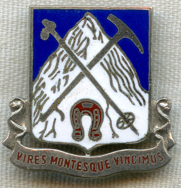 US Army 87th Infantry Regiment DI Pinback