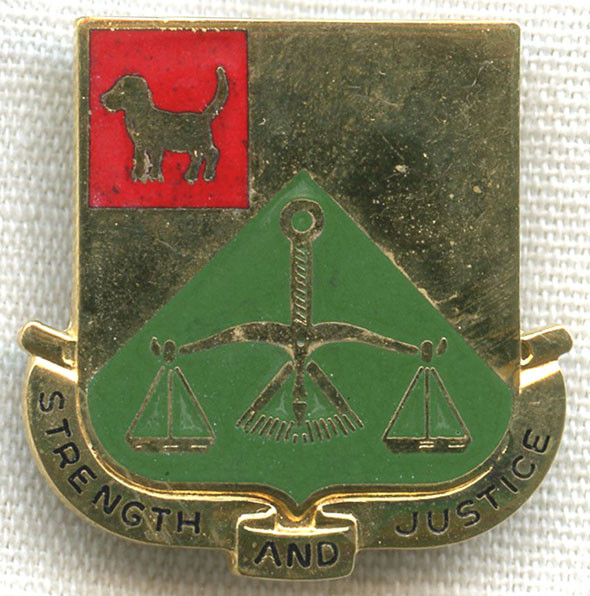 1960s US Army 175th Military Police Battalion (MP Bn) DI