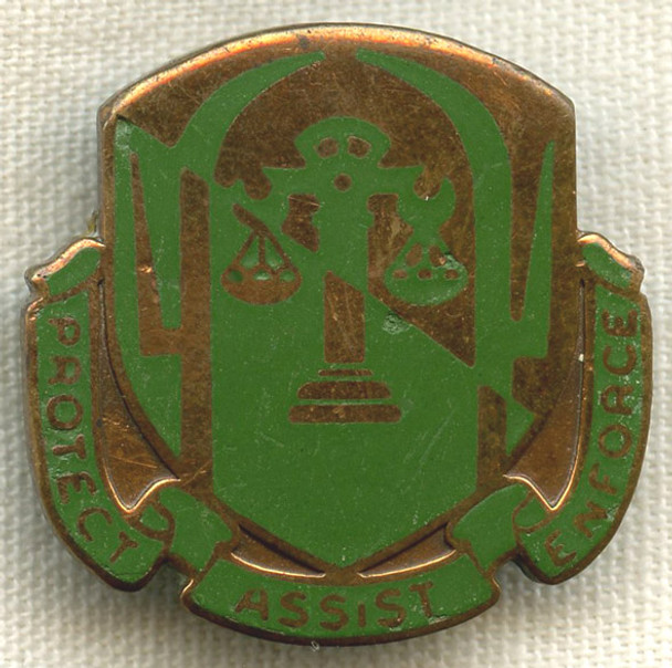 1960s US Army 503rd Military Police Battalion (MP Bn) DI