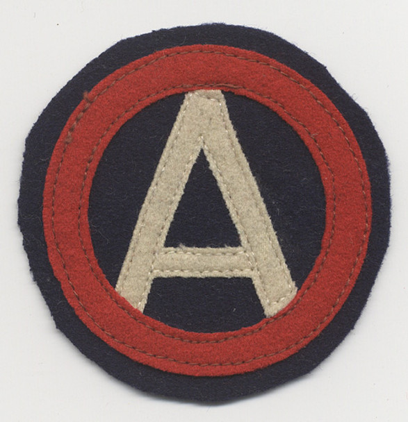 WWI Large Size US 3rd Army Shoulder Patch