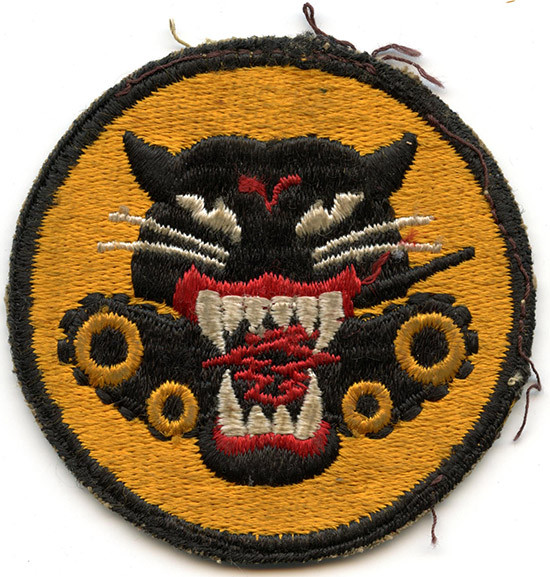 WWII US Army 4-Wheel Tank Destroyer "Black Nose Variant" Shoulder Patch
