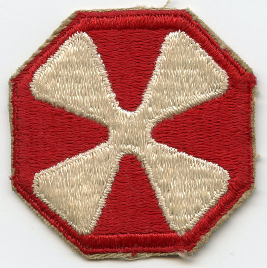 WWII United States 8th Army Patch
