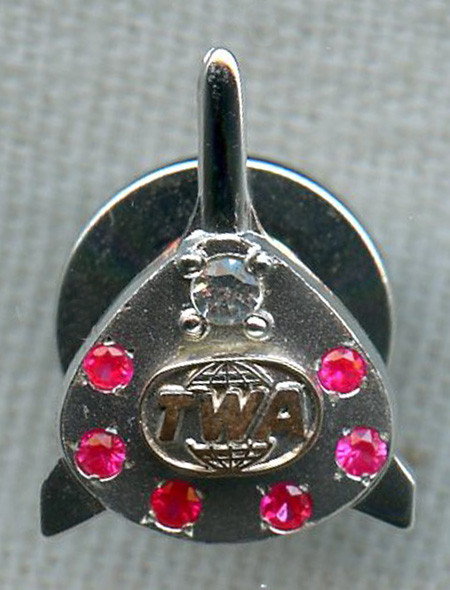 1960s Trans World Airlines (TWA) Service Lapel Pin
