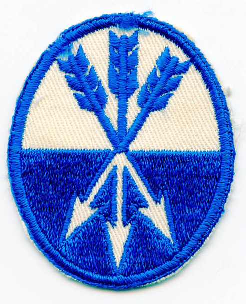 WWII US Army 23rd Corps Shoulder Patch Embroidered on Twill