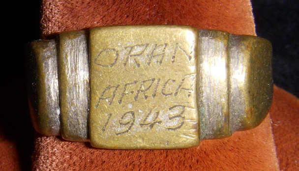 1943 United States GI Ring from Oran, Africa