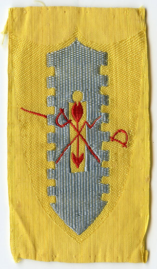 Uncut Early Occupation Period German-Made Bevo-Weave US Army 4th Armored Cavalry Regiment Patch