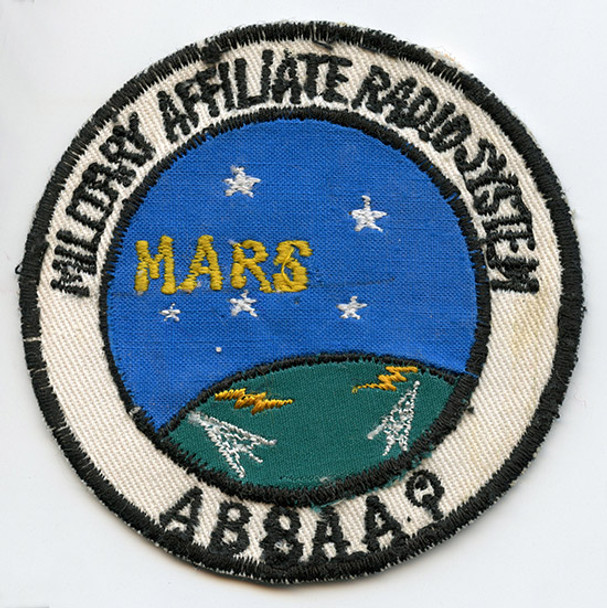 Vietnam War Era US Army MARS (Military Affiliate Radio System) Pocket Patch Made in Saigon