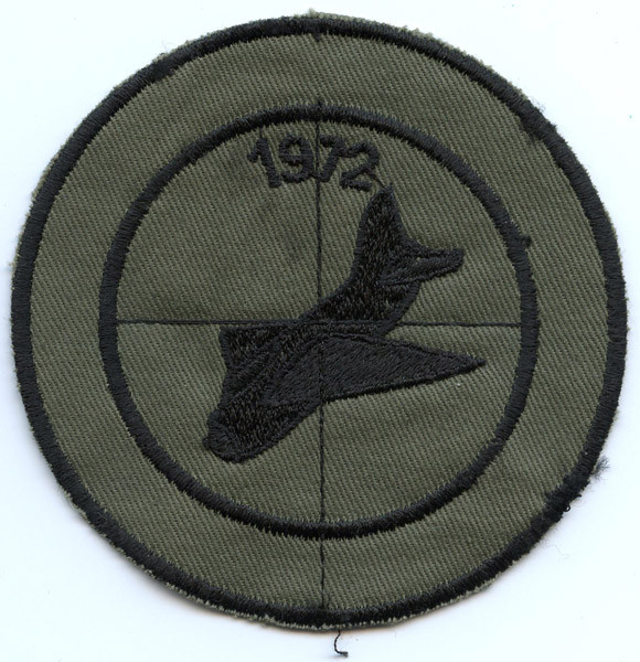 1972 US Army 3rd Armored "Red Eye" Qualification Patch