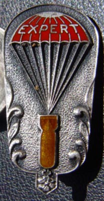 BEING RESEARCHED - "Expert" Para-Bomber Badge in Sterling by Whitehead & Hoag- NOT FOR SALE UNTIL ID