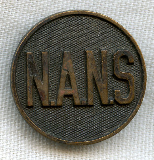 BEING RESEARCHED - Unidentified "N.A.N.S." Badge -NOT FOR SALE UNTIL IDENTIFIED