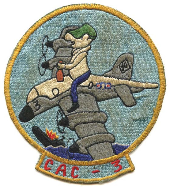 Circa 1970 Japanese-Made US Navy CAC-3: VP-46 Combat Air Crew #3 Patch