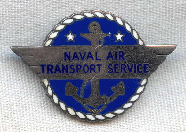 Great WWII US Naval Air Transport Service Badge