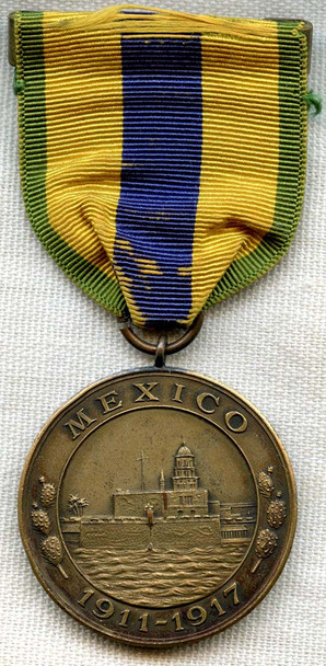US Navy Mexico Service Medal, Rim Numbered 11417