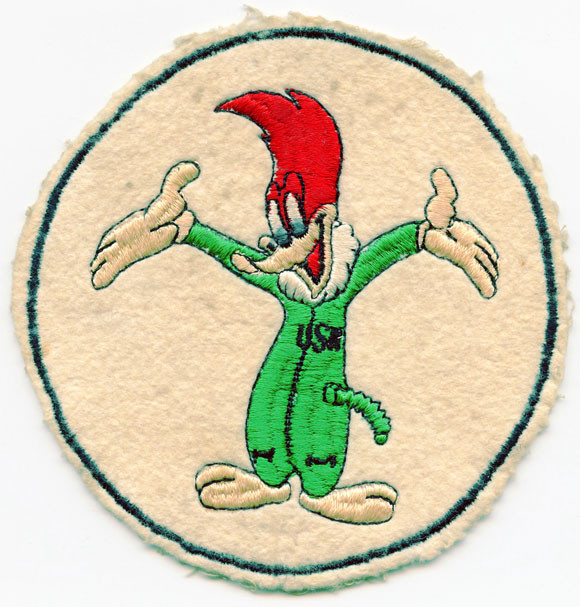 Rare Ca. 1948-49 USN 2nd VF-93 Large Woody Woodpecker Jacket Patch