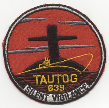 Late 1960s USS Tautog SS-639 Jacket Patch