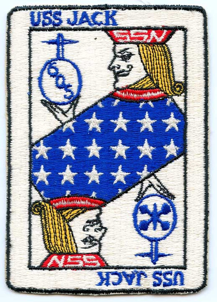 1970's Japanese-Made Submarine Patch for USS Jack SSN-605