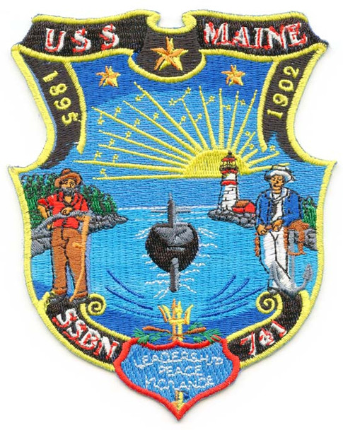 1990's Submarine Patch for the USS Maine (SSBN-741)