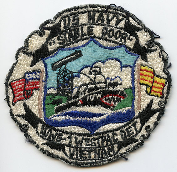 Rare 1967 USN Stable Door IUWG-1 Westpac Detachment Japanese Made Pocket Patch