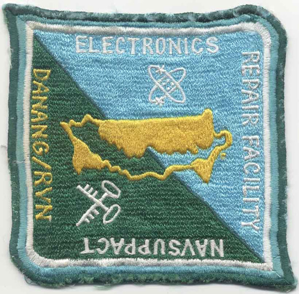 Rare Japanese-Made US Navy Jacket Patch for the Electrical Repair Facility in Da Nang