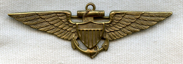 Early 1930s US Navy Pilot Wing by White Company