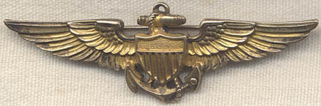 WWII USN Pilot Wing by H & H