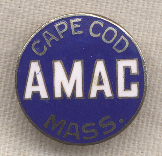 1930s American Motorless Aviation Corp. (AMAC) Glider School Badge by Whitehead & Hoag
