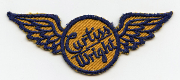 Great 1930s Curtiss-Wright Aircraft Factory Worker Patch