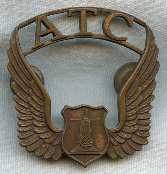 Nice WWII Air Transport Command (ATC) Hat Badge