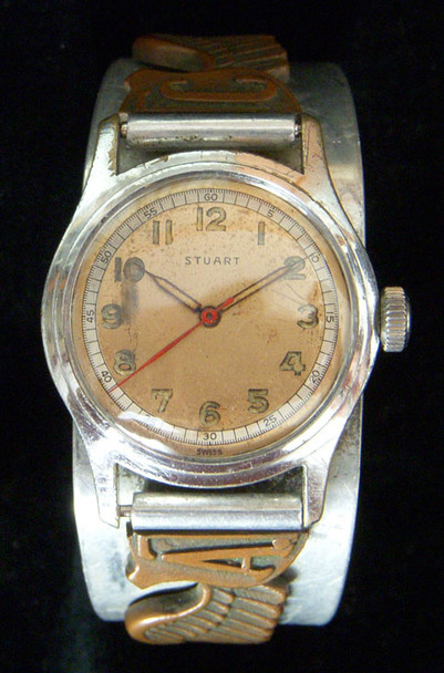 Great WWII Air Transport Command (ATC) Pilot Watch with Custom Band