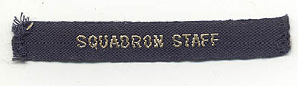 WWII Civil Air Patrol "Squadron Staff" Sleeve Title