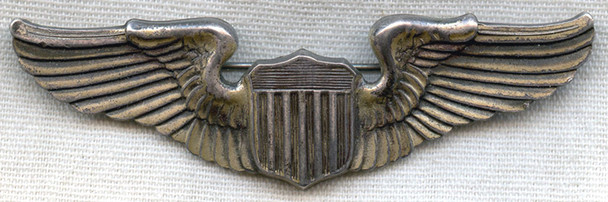 WWII AAF Combat Fighter/Ferry Pilot Log Book & Wing, Post-WWII IDs & Log, Korean War Items