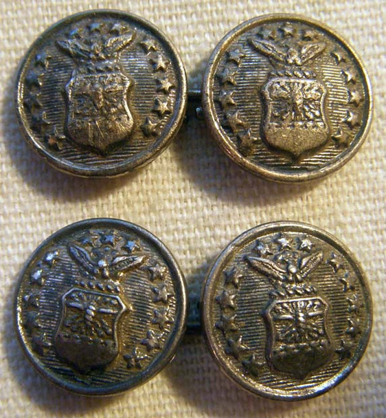 Pair Circa 1950 USAF Officer Mess Dress Cufflinks