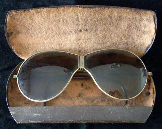 1930s US Air Corps Type Aviator Sunglasses in Original Case