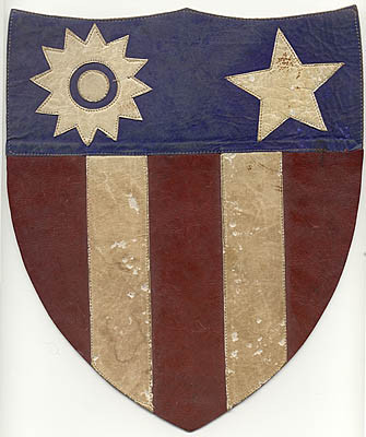 Oversized, Theatre-Made CBI Multi-Piece Leather Jacket Back Patch