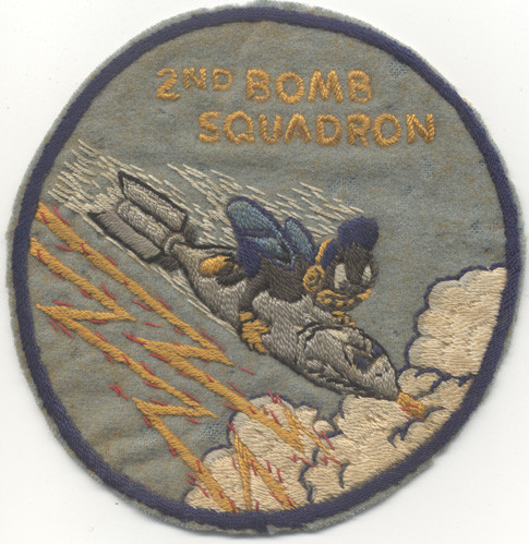 Korean War Australian-Made US AF 2nd Bomb Squadron 22nd Bomb Group Patch