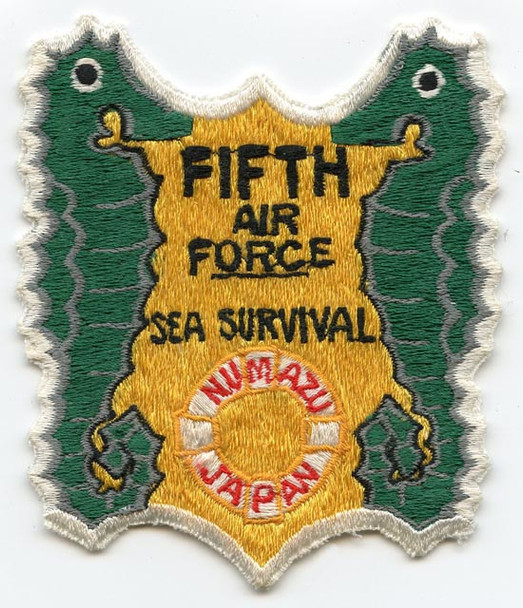 1960s Japanese-Made US 5th AF Sea Survival School Patch