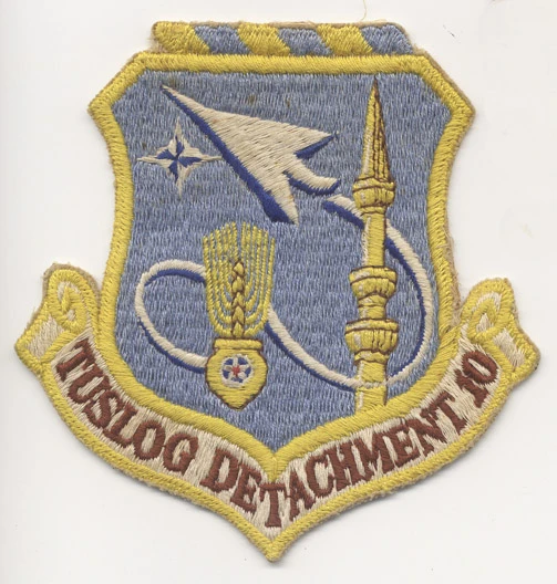 1960s US Air Force Tuslog Detachment 10 Patch