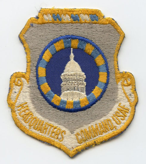 Circa 1960s USAF HQ Command Jacket Patch