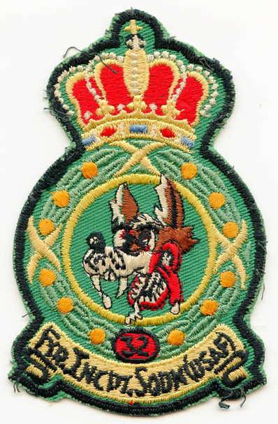 Ca. 1959 USAF 32nd Fighter Interceptor Squadron (FIS) US-Made Jacket Patch