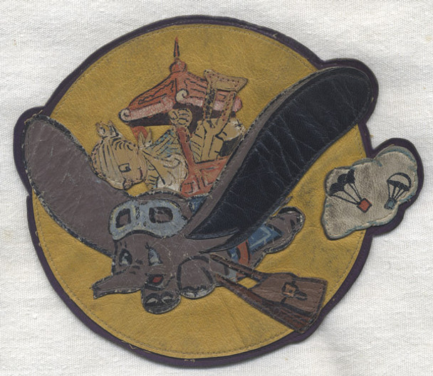 WWII USAAF 71st Liaison Sq, 10th, 14th AF CBI-Made Disney Design Patch