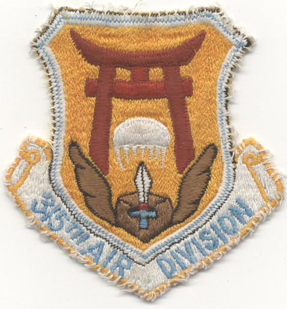 Korean War-era Japanese-Made US Air Force 315th Air Division Patch