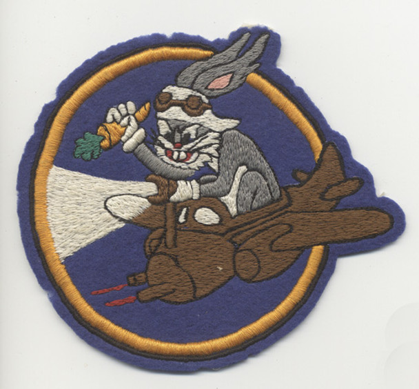 Very Rare WWII AAF 421st Night Fighter Sq, 5th Fighter Cmnd, 5th AF Jacket Patch