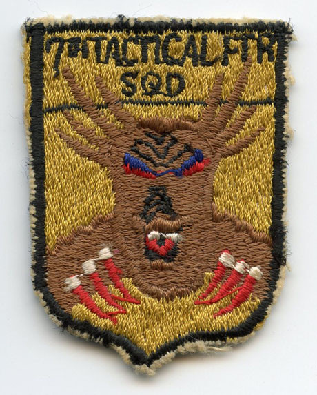 Asian-Made Vietnam War US Air Force 7th Tactical Fighter Squadron Patch