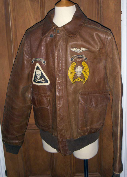 WWII USAAF 31st Bomb Squadron B-24 Liberator PilotÕs Painted Flight Jacket: ÒLIL MIKEÓ