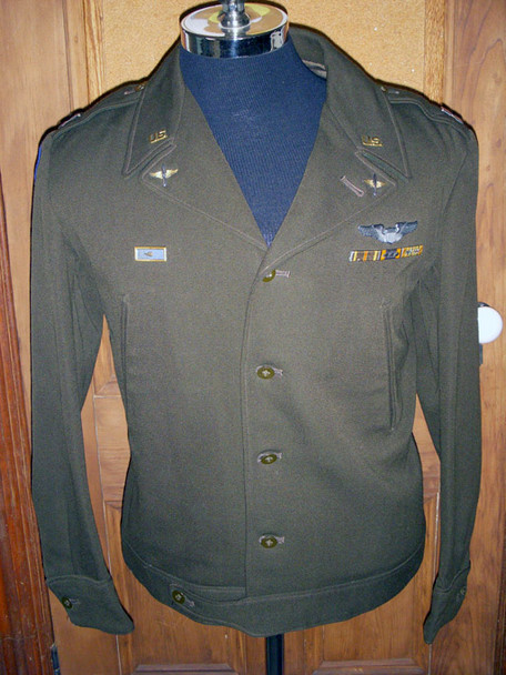 WWII US 9th Air Force ETO Troop Carrier Officer Jacket with Wing