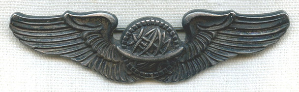 Nice WWII USAAF Navigator Wing in Sterling by Meyer