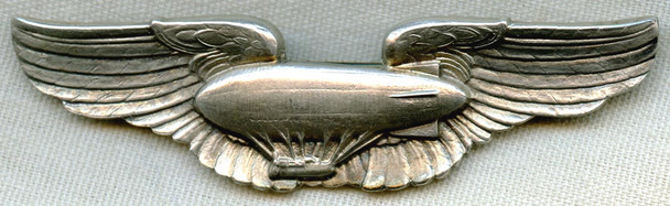 Magnificent & Rare 1930s USAC Airship Pilot Wing BB&B<p> NO LONGER AVAILABLE