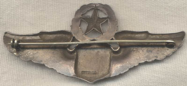 Scarce WWII AAF Command Pilot Wing by Amcraft