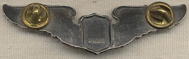 WWII Issue Service Pilot Wing in Sterling